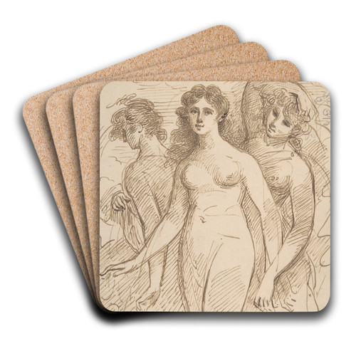 The Hours by Samuel Shelley Art Drink Coaster set