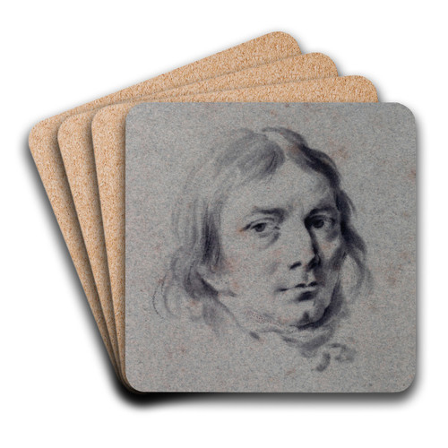 Portrait d'homme by Louis Lopold Boilly Art Drink Coaster set