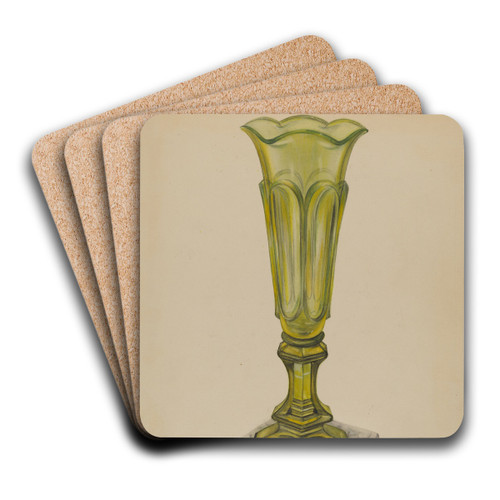 Vase by John Tarantino Art Drink Coaster set