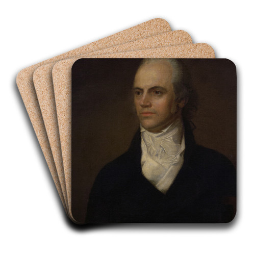 Aaron Burr by John Vanderlyn Art Drink Coaster set Aaron Burr by John Vanderlyn Art Drink Coaster set
