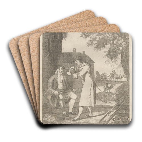 Glaud and Symon by David Allan Art Drink Coaster set