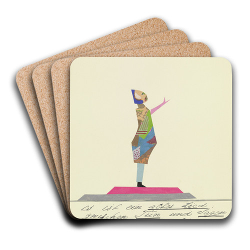 Es ist ein altes Lied ' by John Elsas Art Drink Coaster set