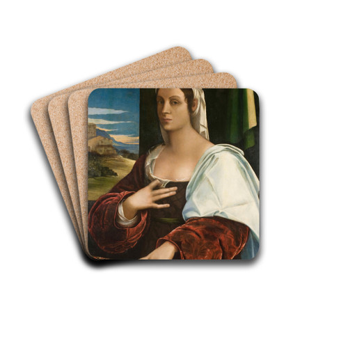 Vittoria Colonna by Sebastiano del Piombo Drink Coasters - set of 4