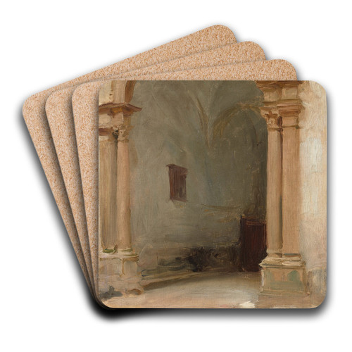An Archway by John Singer Sargent Art Drink Coaster set