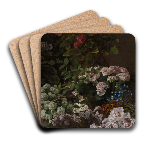 Spring Flowers by Claude Monet Art Drink Coaster set Spring Flowers by Claude Monet Art Drink Coaster set