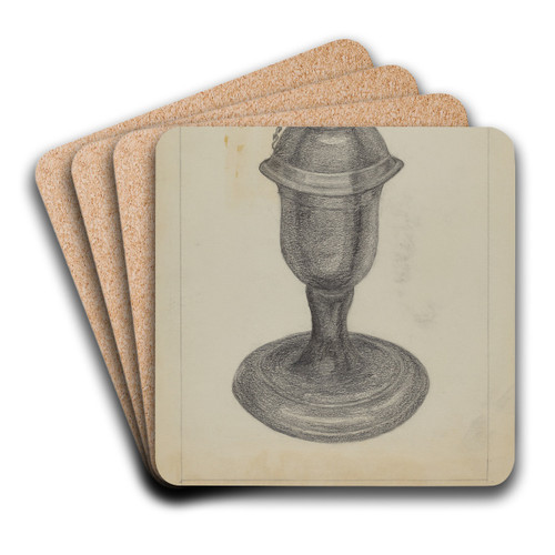 Lamp by Carl Weiss Art Drink Coaster set