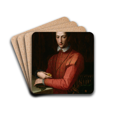 Francesco de Medici by Alessandro Allori Drink Coasters - set of 4