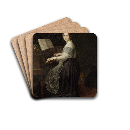 Jenny Lind, 1820-1887 by Louis Asher Drink Coasters - set of 4