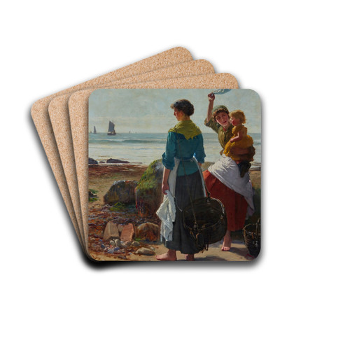 Good Luck! by Carlton Alfred Smith Drink Coasters - set of 4