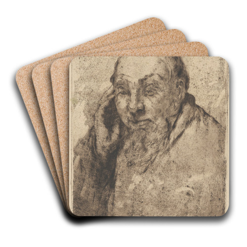 A little deaf (Cornish fisherman) by Mina Arndt Art Drink Coaster set A little deaf (Cornish fisherman) by Mina Arndt Art Drink Coaster set