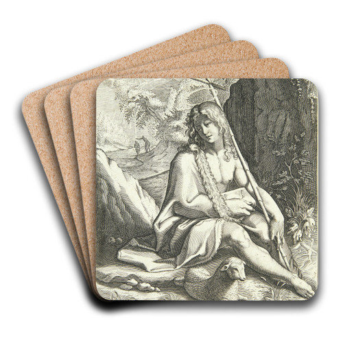 Johannes Dberen i rkenen by Conrad Goltzius Art Drink Coaster set
