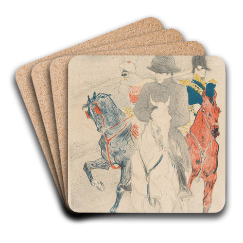 Napoleon by Henri de Toulouse-Lautrec Art Drink Coaster set