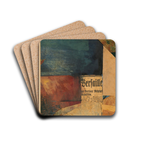 Mz 170. Leere im Raum by Kurt Schwitters Drink Coasters - set of 4