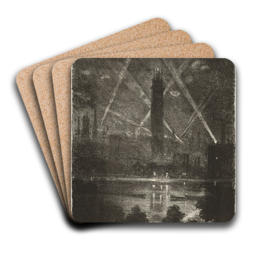 Shot by Joseph Pennell Art Drink Coaster set