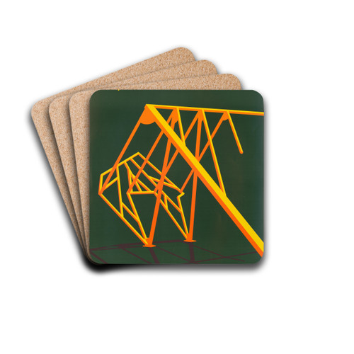 A sharing of sculpture by Bill Mayer by Lanny Sommese Drink Coasters - set of 4