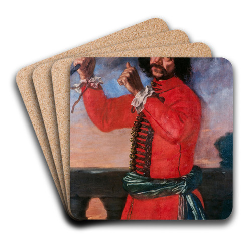 Hindrik Hasenberger by David Klcker Ehrenstrahl Art Drink Coaster set