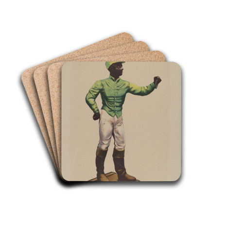 Jockey Hitching Post by American 20th Century Drink Coasters - set of 4