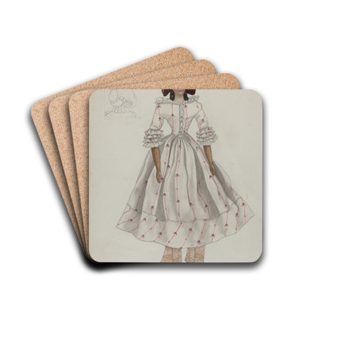 Doll by Mary E. Humes Drink Coasters - set of 4