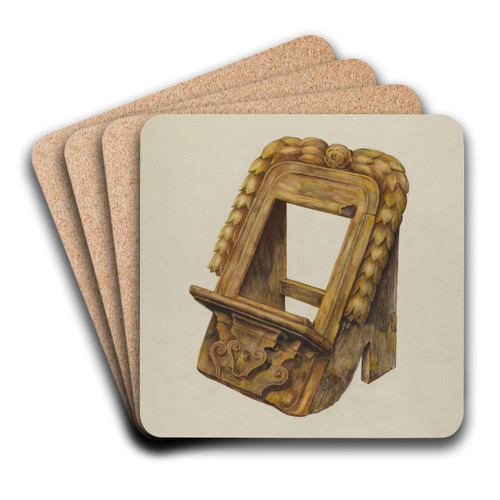 Missal Stand by Gerald Transpota Art Drink Coaster set