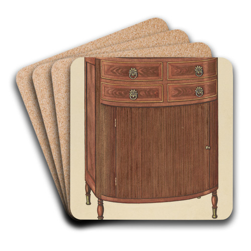 Washstand by American 20th Century Art Drink Coaster set