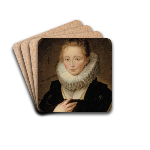 Archduchess Isabella's Chambermaid by Carl Frederik von Breda Drink Coasters - set of 4