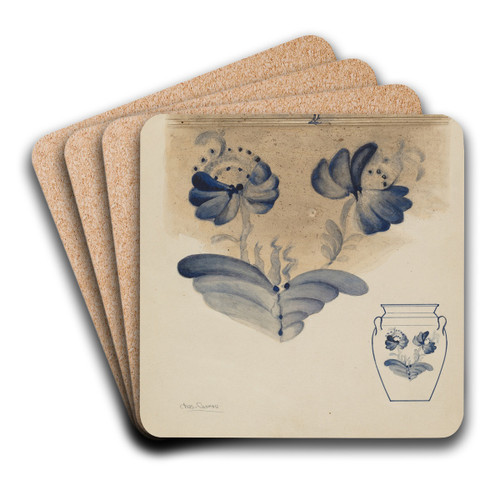 Crock by Charles Caseau Art Drink Coaster set