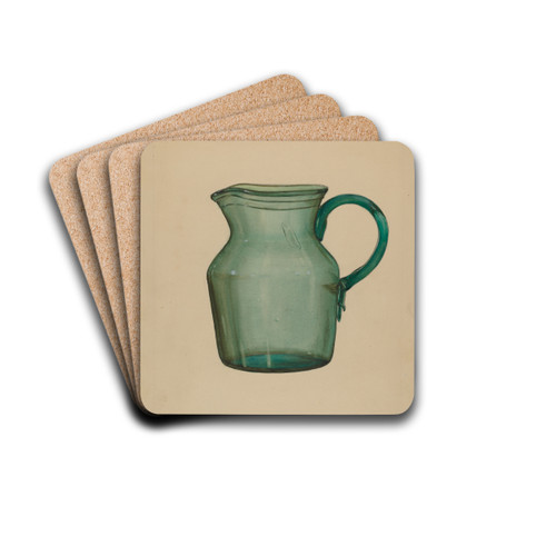 Pitcher by Janet Riza Drink Coasters - set of 4