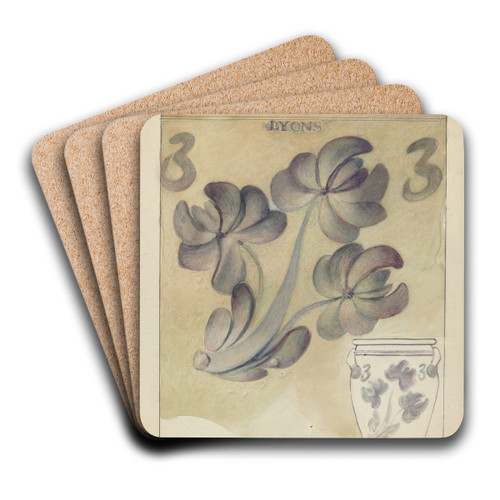 Crock by George Loughridge Art Drink Coaster set