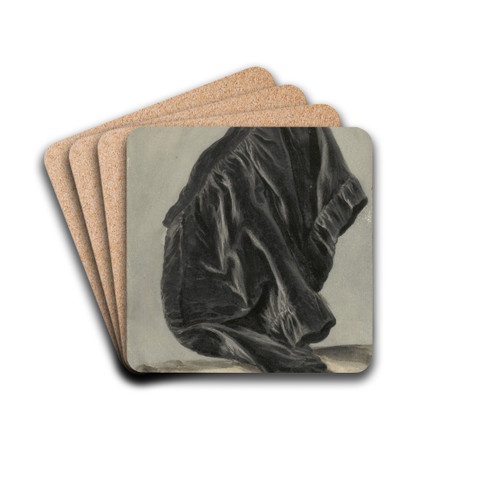 Draperiestudie by Simon Andreas Krausz Drink Coasters - set of 4