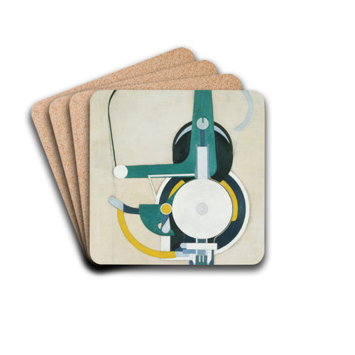 Painting (formerlyMachine) by Morton Livingston Schamberg Drink Coasters - set of 4