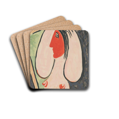 In front of a mirror by Mikul Galanda Drink Coasters - set of 4 In front of a mirror by Mikul Galanda Drink Coasters - set of 4