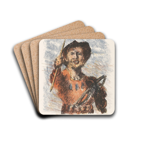 Wilhelm Tell by Lovis Corinth Drink Coasters - set of 4