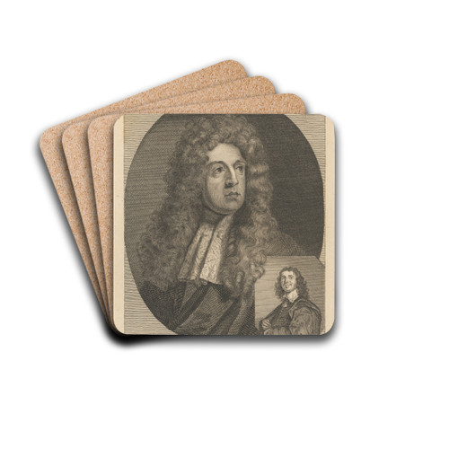 John Wyck and Thomas Wyck by Alexander Bannerman Drink Coasters - set of 4 John Wyck and Thomas Wyck by Alexander Bannerman Drink Coasters - set of 4