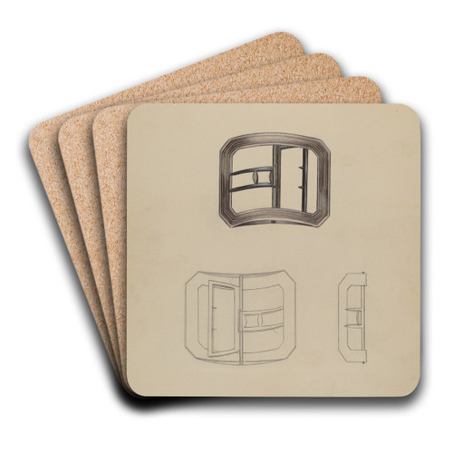 Buckles by John Dieterich Art Drink Coaster set