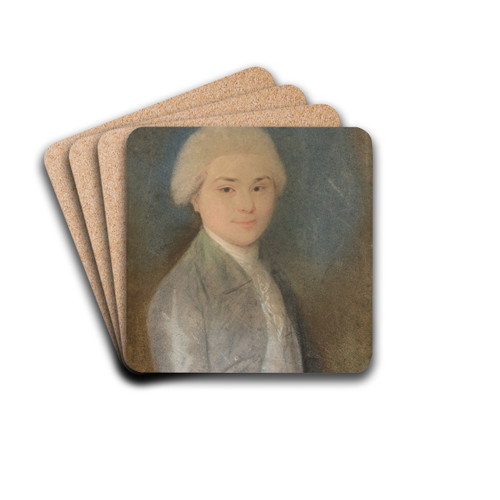 John Quincy Adams by Izaak Schmidt Drink Coasters - set of 4