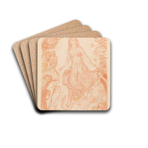 The Assumption of Mary by James Ensor Drink Coasters - set of 4