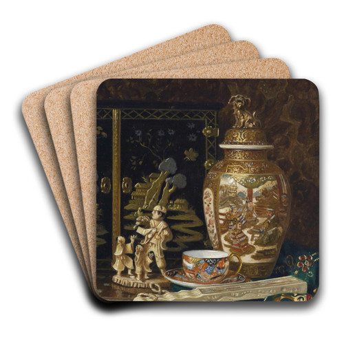 Stillleben Mit Chinesischen Ziergegenstnden by Ernst Czernotzky Art Drink Coaster set Stillleben Mit Chinesischen Ziergegenstnden by Ernst Czernotzky Art Drink Coaster set