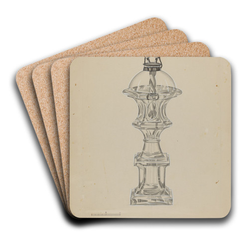 Lamp by John Dana Art Drink Coaster set