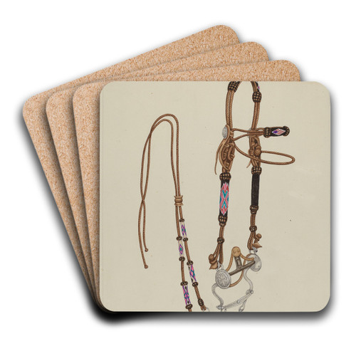 Bridle by Gordena Jackson Art Drink Coaster set