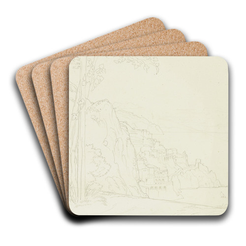 Amalfi by Fritz Bamberger Art Drink Coaster set