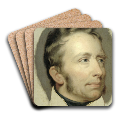 Willem I (1772-1843), King of the Netherlands by Charles Howard Hodges Art Drink Coaster set Willem I (1772-1843), King of the Netherlands by Charles Howard Hodges Art Drink Coaster set