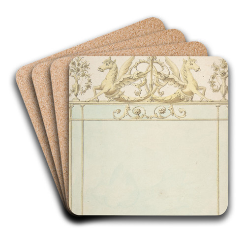Design for a Mirror by James Wyatt Art Drink Coaster set