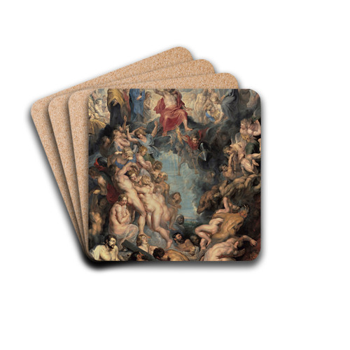 The Great Last Judgement by Peter Paul Rubens Drink Coasters - set of 4
