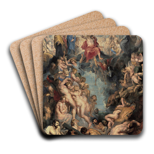 The Great Last Judgement by Peter Paul Rubens Art Drink Coaster set