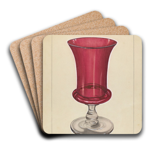Vase by John Fisk Art Drink Coaster set