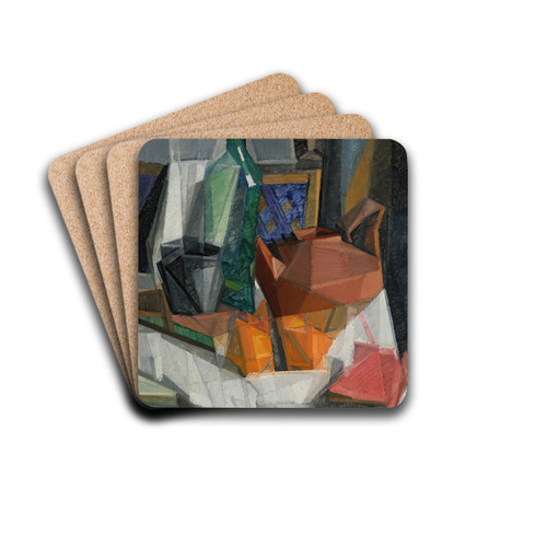 Nature Morte No. 3 by Georges Valmier Drink Coasters - set of 4 Nature Morte No. 3 by Georges Valmier Drink Coasters - set of 4
