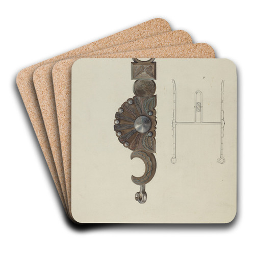 Bridle Bit by Gerald Transpota Art Drink Coaster set