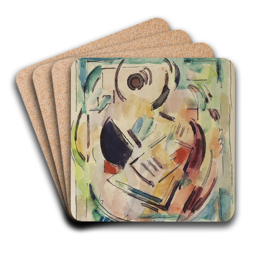 COMPOSITION by Albert Gleizes Art Drink Coaster set COMPOSITION by Albert Gleizes Art Drink Coaster set