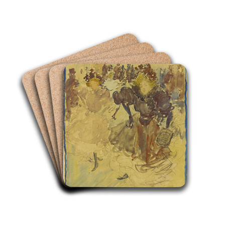 The Dancers by Maurice Prendergast Drink Coasters - set of 4