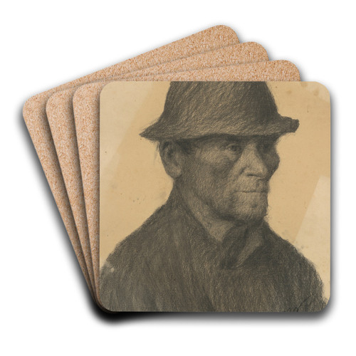 Podobize mua by Elemr Halsz-Hradil Art Drink Coaster set Podobize mua by Elemr Halsz-Hradil Art Drink Coaster set